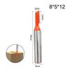 8-mm-Schaft, 3-teiliges Set, gerades Holzbearbeitungs-Trimmfräser-CNC-Fräser-Bit-Werkzeug