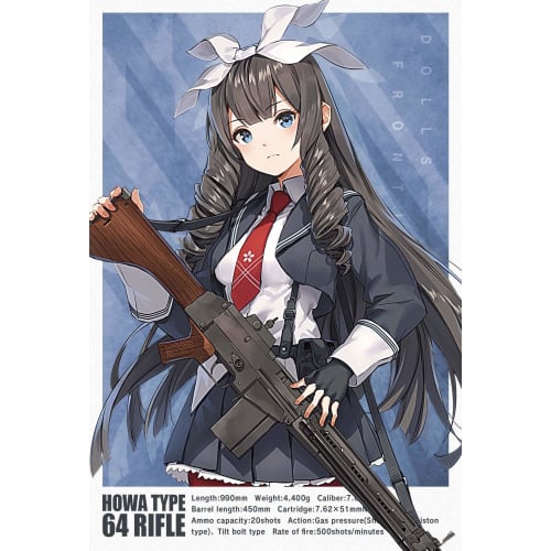 Little Armory LADF04 Dolls' Frontline Type 64 Self-Type Plastic Model