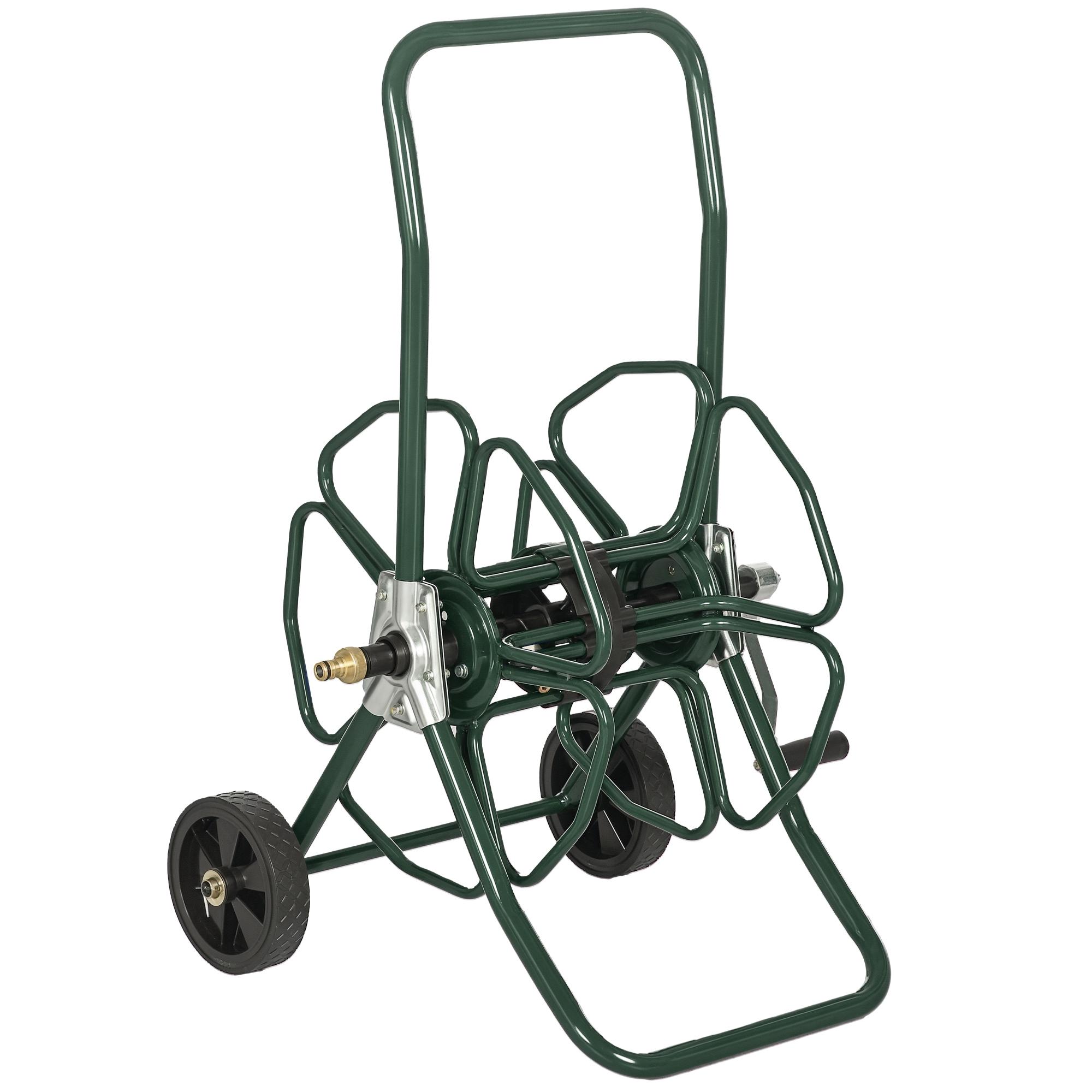 Garden hose reel on wheels capacity