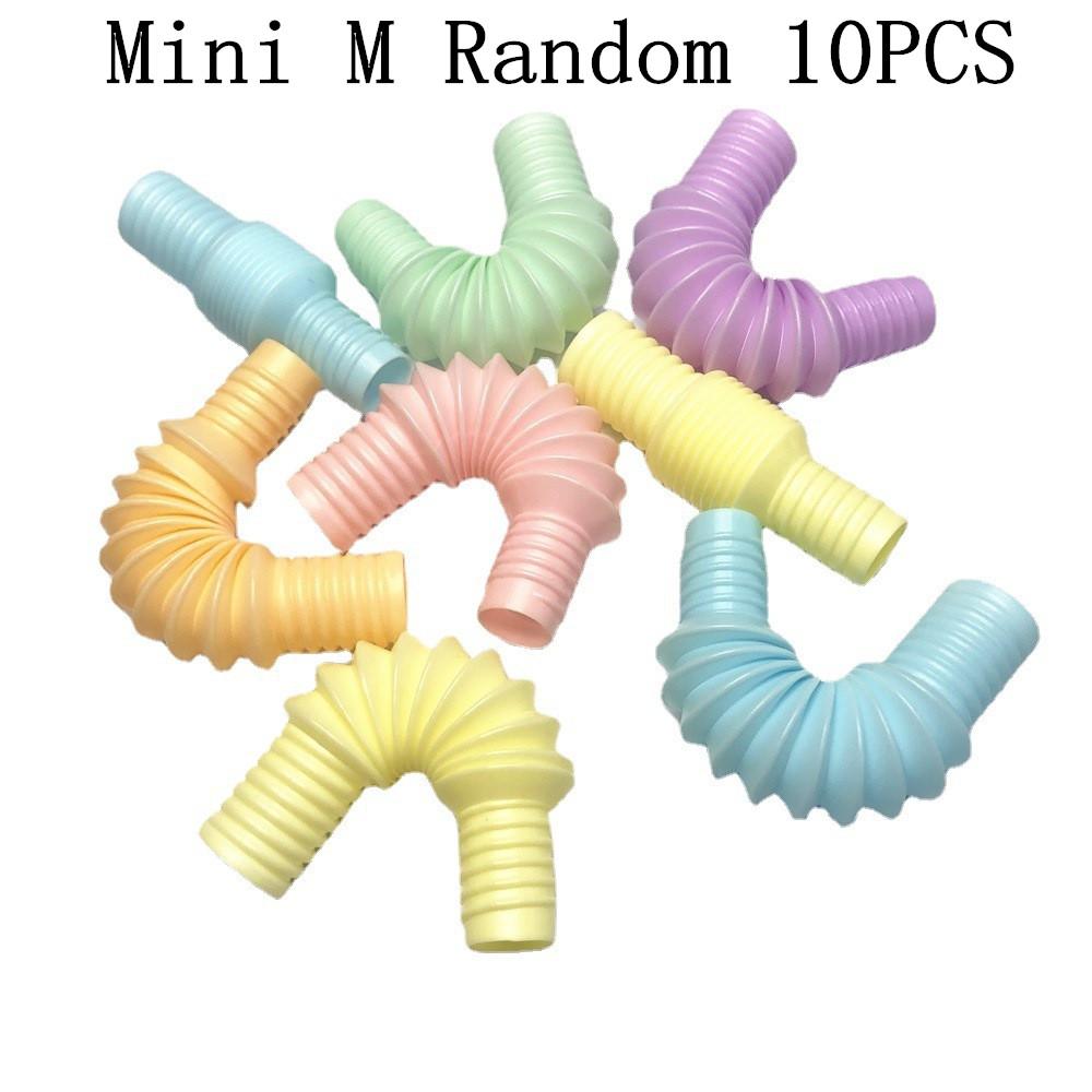 Colorful PopTelescopic Tube Stretching Corrugated Tube Children Adult Party Festival Stress Relief Toy
