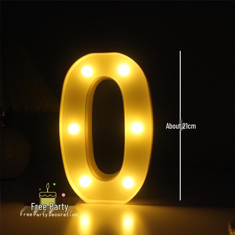 LED Happy Birthday String Lights for Party & Photo Decoration