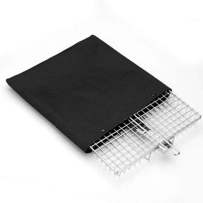 Multi-Function Folding Handle Grill Basket for Chicken, Fish, Meat, and Corn