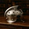 Handgefertigter griechischer Gladiatorenhelm aus Silber und Stahl, mittelalterliche Kriegerrüstung, dekoratives Geschenk