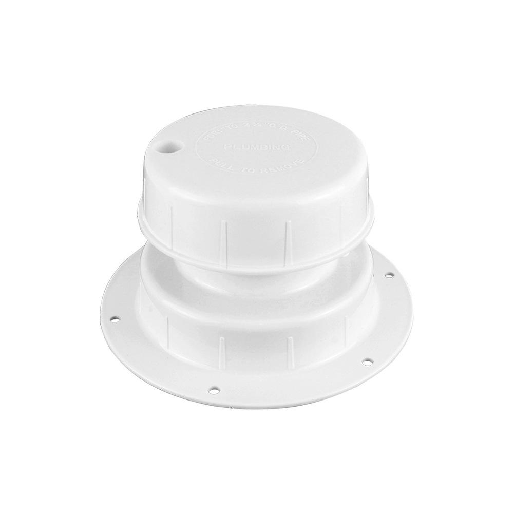 Roof Ventilation Cover For RV For Motorhome Yacht, Sewer Pipe Exhaust Vent Cap With UV Protection, 2-Pack, Black/White