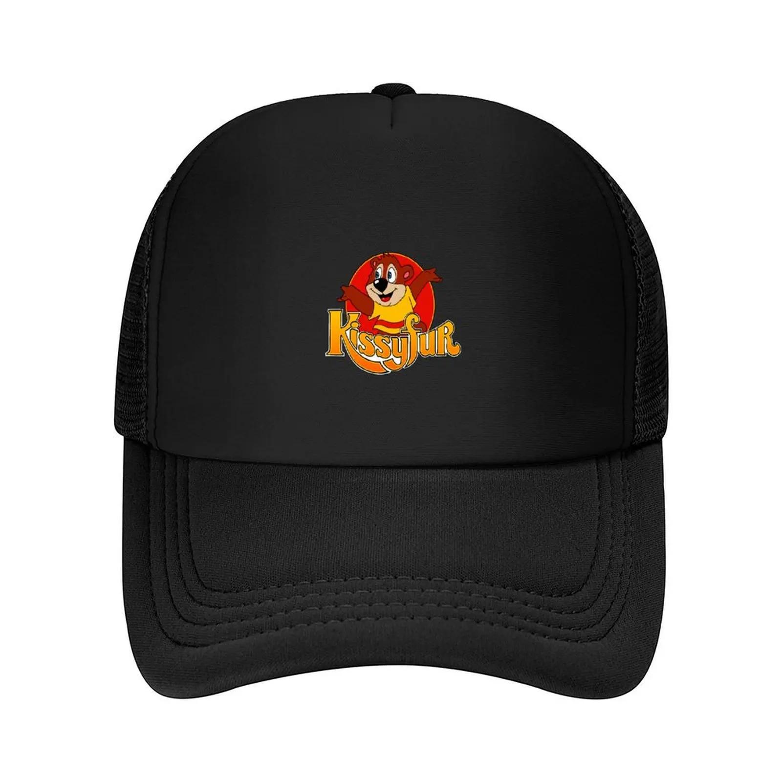 Kissyfur Baseball Cap black Winter hat Trucker Hat dad hat Womens Golf Clothing Unisexs