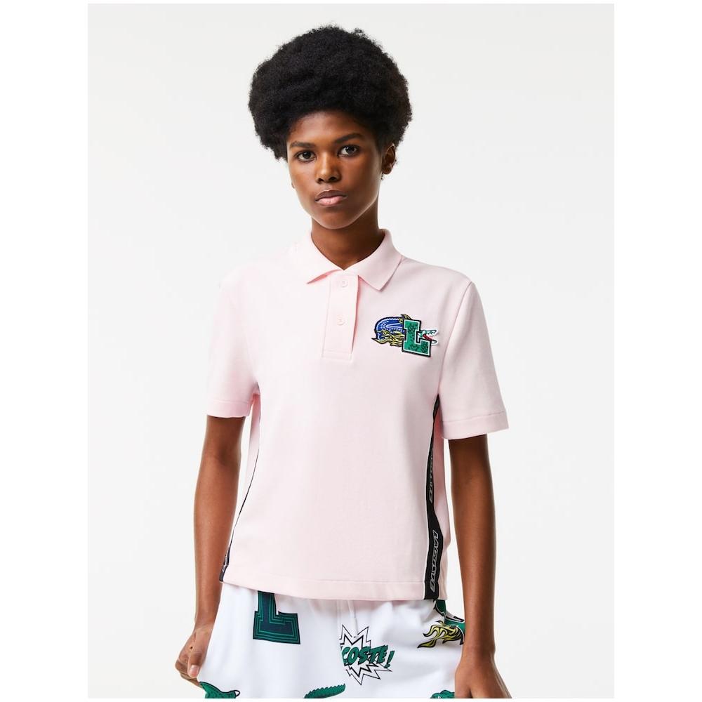 

LACOSTE Women s Logo Point Polo Shirt PF9345 52N T03 Q2NPF9345 52NT03