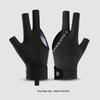 Billiard 3-Finger Fingerless Gloves: Thin, Breathable, Sweat-Wicking, Anti-Slip Snooker Pool Gloves, Single Full-Finger Pack.