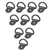 Set of 10 Tie Down Rings Motorcycle Hook Hole 6.5mm