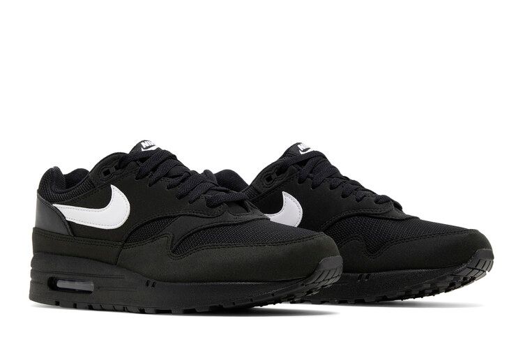 Nike Air Max 1 Schwarz Weiß Swoosh