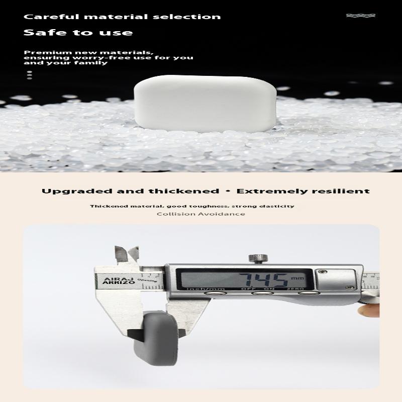 4Pcs Silicone Door Crash Pad Anti-Collision Safety Protector Door Handle Bumper Reusable Durable Shock Absorber Furniture Fittin