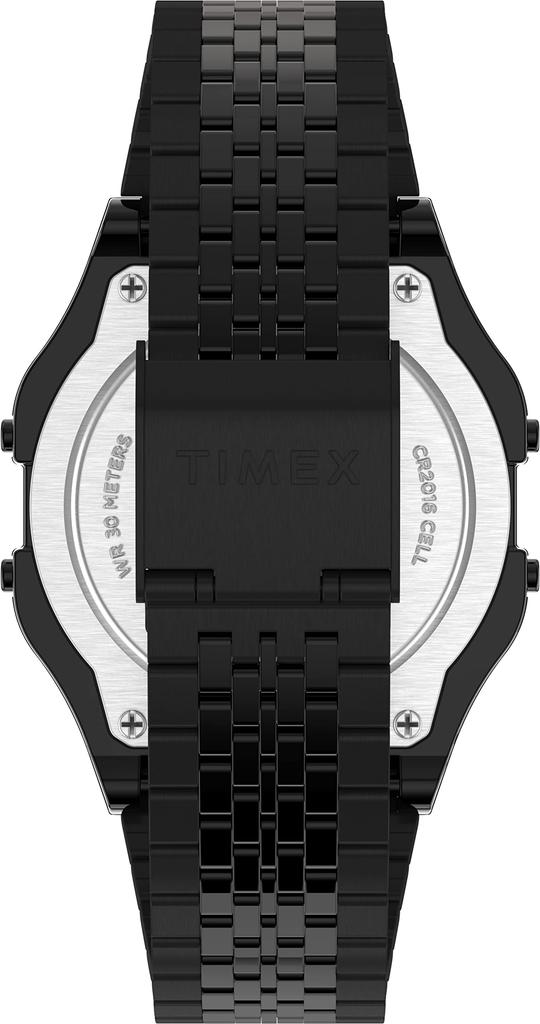 TIMEX Unisex Timex 80 Schwarze Uhr, TW2R79400, Digital
