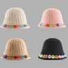 Women Sun Hat Straw Panama Hat Straw Handmade Flower British Style Straw Beach Hat Panama Hat Photo Props