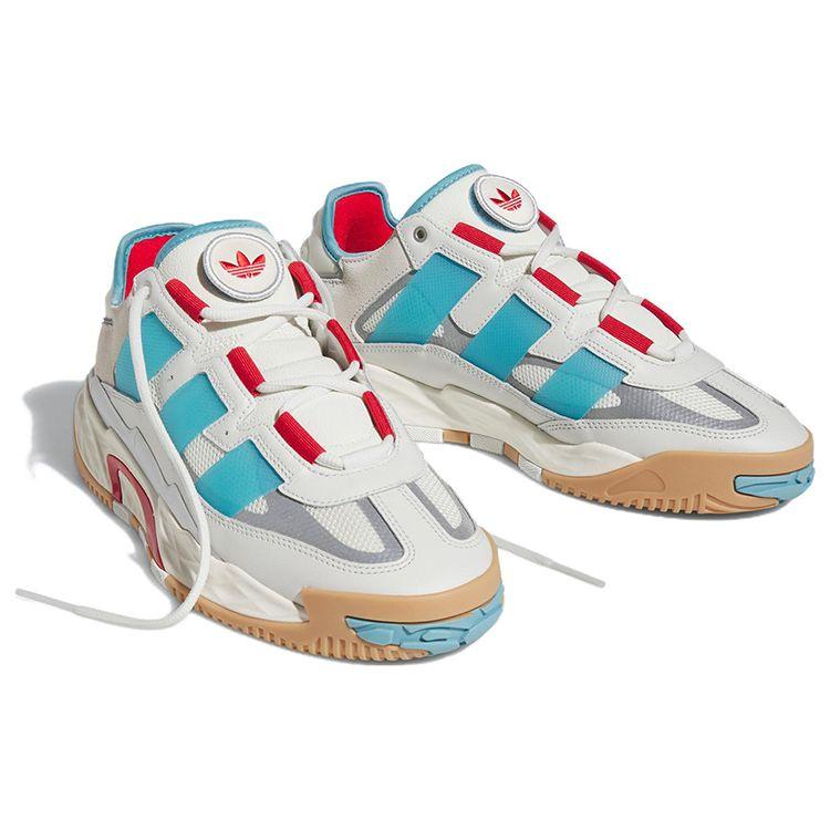 Adidas Niteball Kristallweiß Gebraucht Blau Unisex Sneaker Silber-Metallic FZ5798