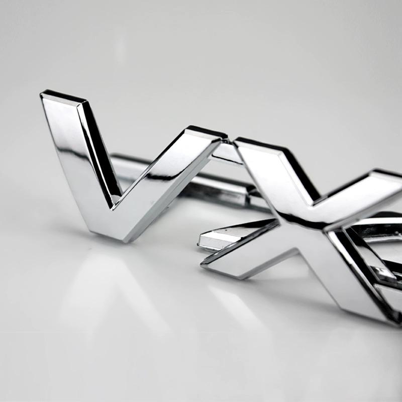 V6 Metal Emblem Sticker for Toyota Prado and Land Cruiser Tail
