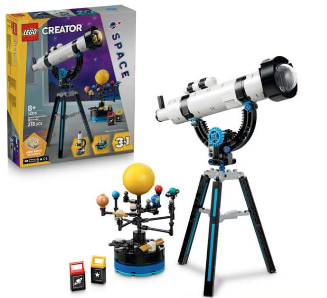 LEGO Creator Space Exploration Telescope 31378, Ages 8 and Up