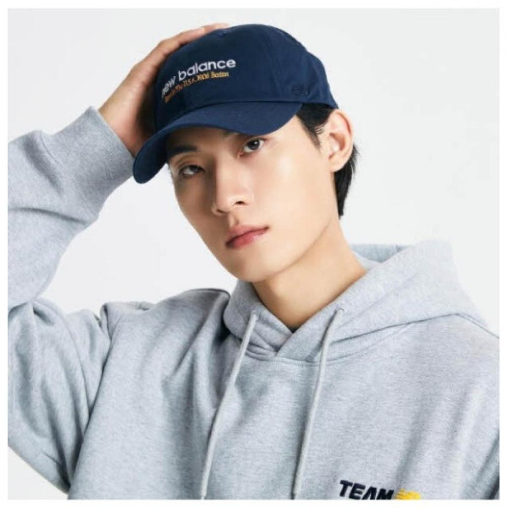 

New Balance Hat Nqj Nbgddfl805 59 Point Color Logo Softball Cap Navy series/FREE