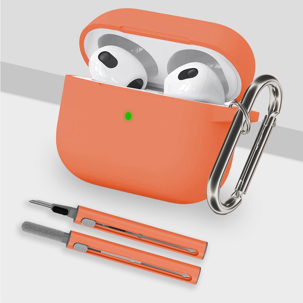 Best-Selling AirPods Pro 3 Silicone Protective Case, 2025 Model with Strap - Solid Color