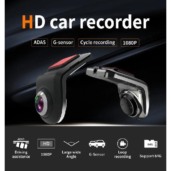 HD Dash Mini Cam Car USB ADAS DVR Special For Android Multimedia Player AHD Camera Video Front Recorder Reverse Vision