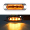 Lampa obrysowa boczna X-STYLE 4 LED 12V 24V Żółta Światło obrysowe Tylne światło obrysowe Światło sygnalizacyjne Ciężarówka Przyczepa Autobus Łódź Uniwersalna Lampa obrysowa Zestaw 10 szt.