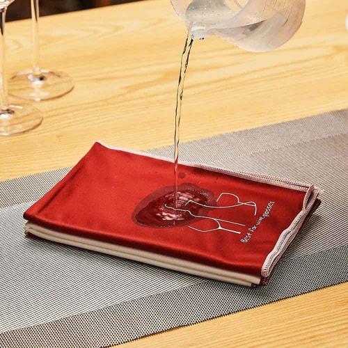 LONNEA Glass Cloth - Microfiber Wine Glass Polishing Cloth, Kitchen Cloth, Reusable Cloth (White - 60cm x 45cm)