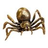Realistic Animal Figures Spider Statue Miniature Simulation Brass Antique Ornament Spider Tea Pets Craft Desktop Display