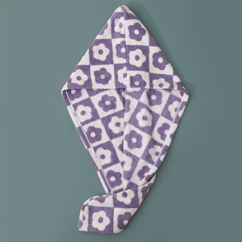 Microfiber Coral Fleece Quick-Dry Hair Wrap Towel