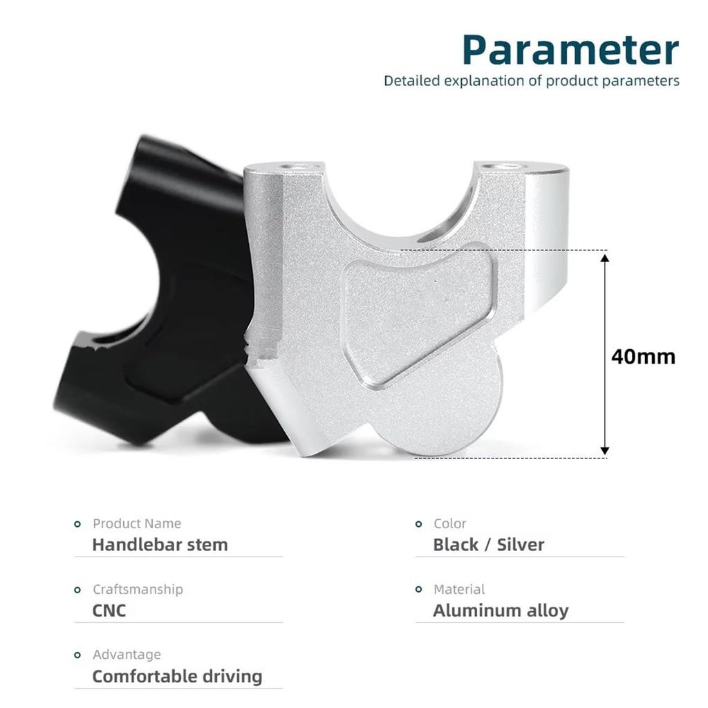 Motorcycle Steering Wheel Riser NX400 NX 400 NX500 NX 500 Accessories Handlebar CNC Aluminum