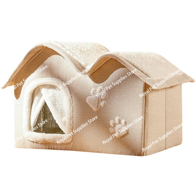 Cat and Dog House Litter, Keep Warm in Winter, Small Dog, Cat and Dog Are Universal in All Seasons, Dog House,