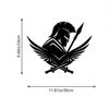 1pc Ancient Greek Spartan Warrior Wall Decor - Metal Helmet Art for Home Decoration, Living Room, Bedroom, Kindergarten, Nursery