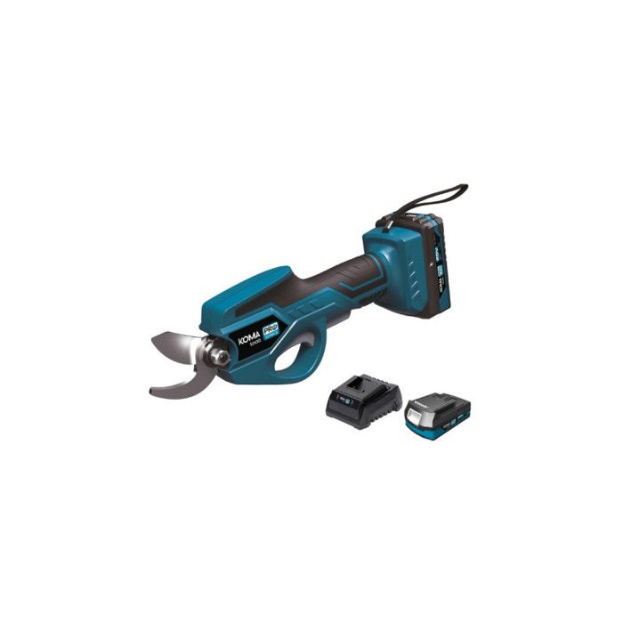 Sécateur sans fil 20V KOMA TOOLS - Batterie 2,0Ah - Chargeur