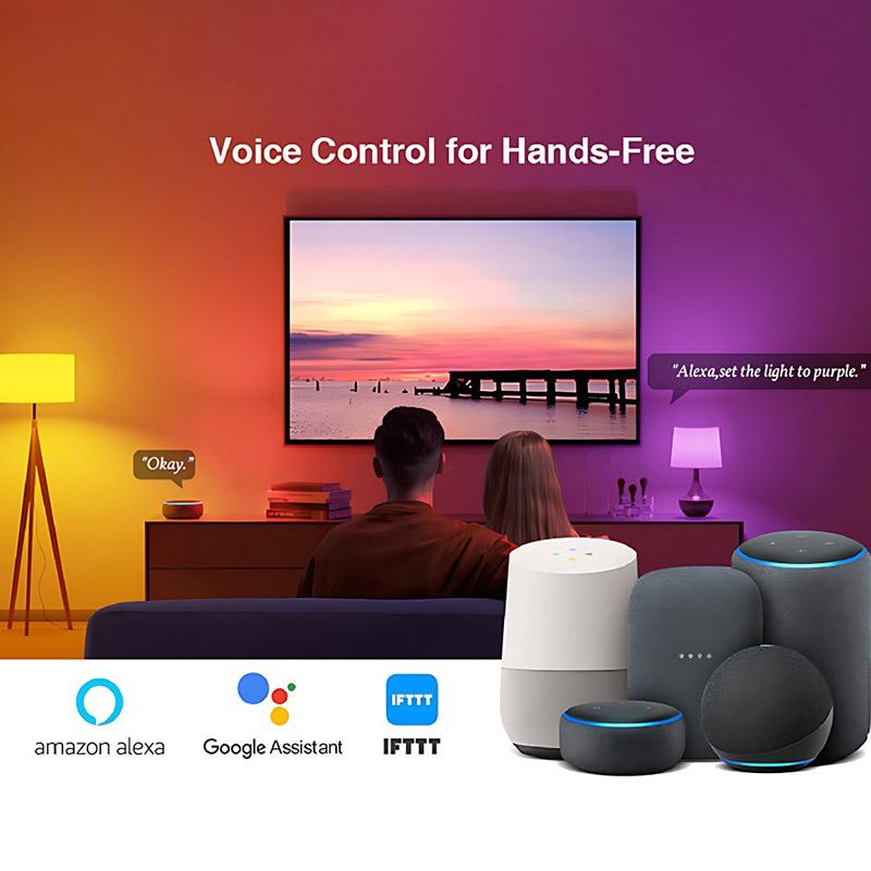 NEW Tuya Wifi Dimmable Lamp Cup Smart Bulb 5W RGB+WW+CW LED GU10 Spotlight With Voice Control For Alexa Google IFTTT