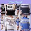 Stylish Knitted Christmas Woman Sweater Dress With Classic Turtleneck Design