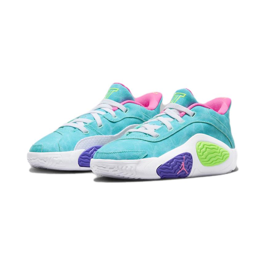 Air Jordan Tatum 2 PS Wave Runner Hyper Jade White Hyper Pink Green Strike HJ7383-303