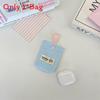 Modern Minimalist Earphone Case With Polyester Fabric For Travel And Desk Storage