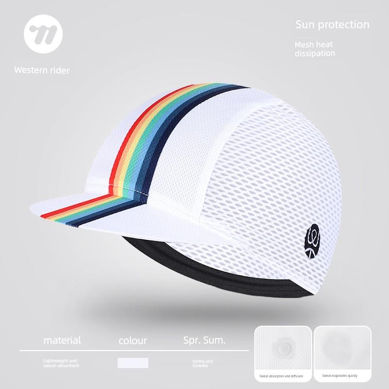 West Rider Cycling Cap Ice Silk Sun Protection Helmet Liner Head Cover Unisex Summer Sweat-Absorbing Quick-Drying Cycling Gear