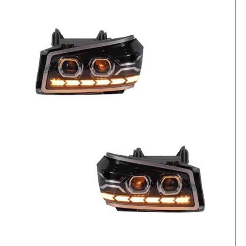 Sinotruk Howo 380/336 Dual-Lens LED Headlight: Original Car Modified Laser, Super Bright Focus