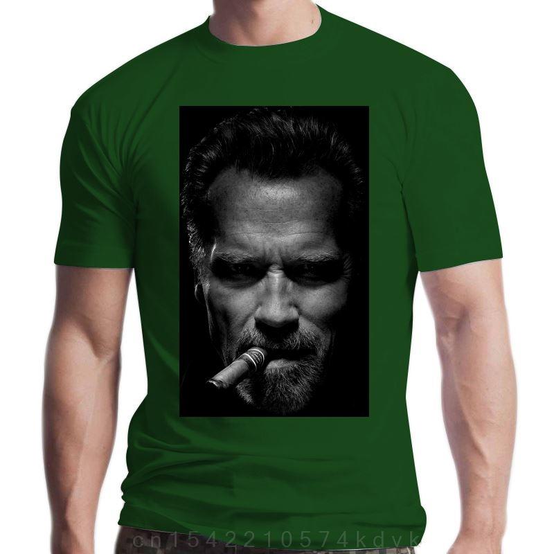 New Men Tshirts Arnold Schwarzenegger Fashion Premium Cotton Harajuku Tee Shirt Fitness Tops T Shirt O Neck Clothes