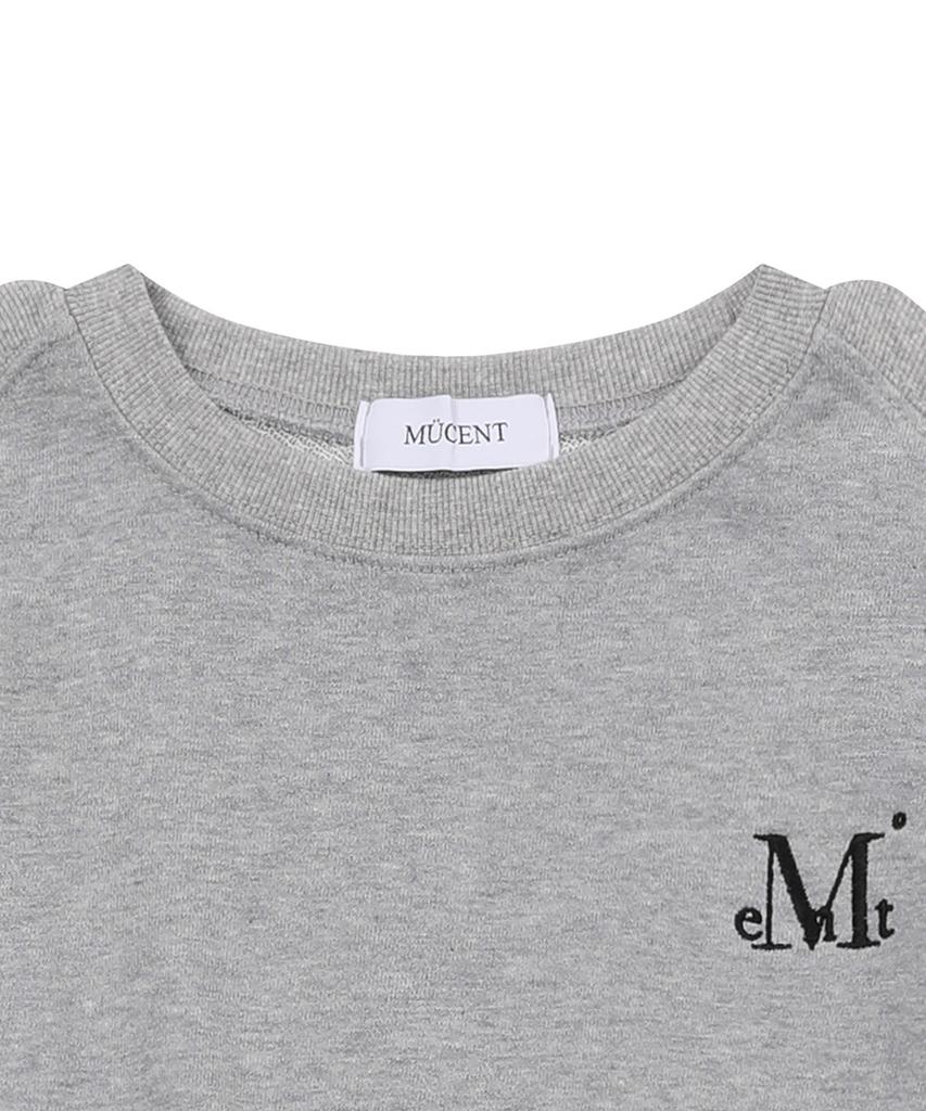 MUCENT Henning Off-Shoulder Crop Sweatshirt (2 Colors)
