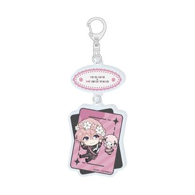 B PROJECT ~ Chamada de Amor Quente ~ x Personagens Sanrio 04 Yuta Asu x My Sweet Piano [Ilustração Mini Personagem] Chaveiro Acrílico Encaixável