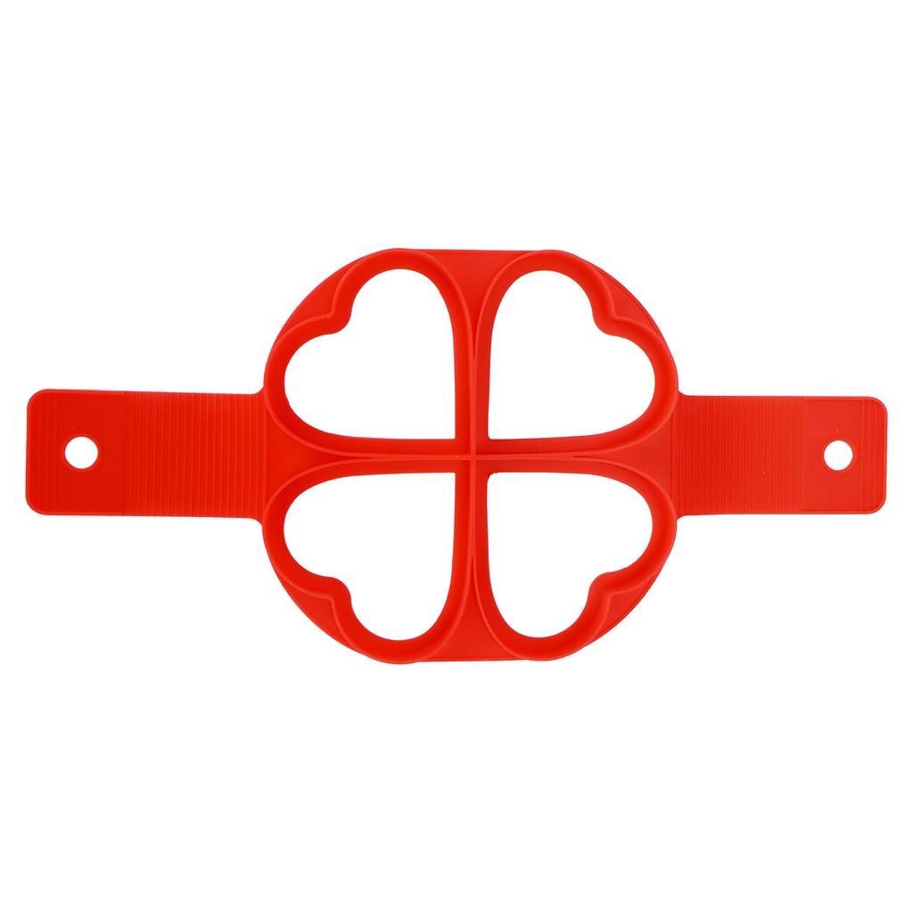 Silikon Non-Stick Ägg Pannkaksform Form för DIY Kök Bakning Matlagnings Tillbehör Hjärta