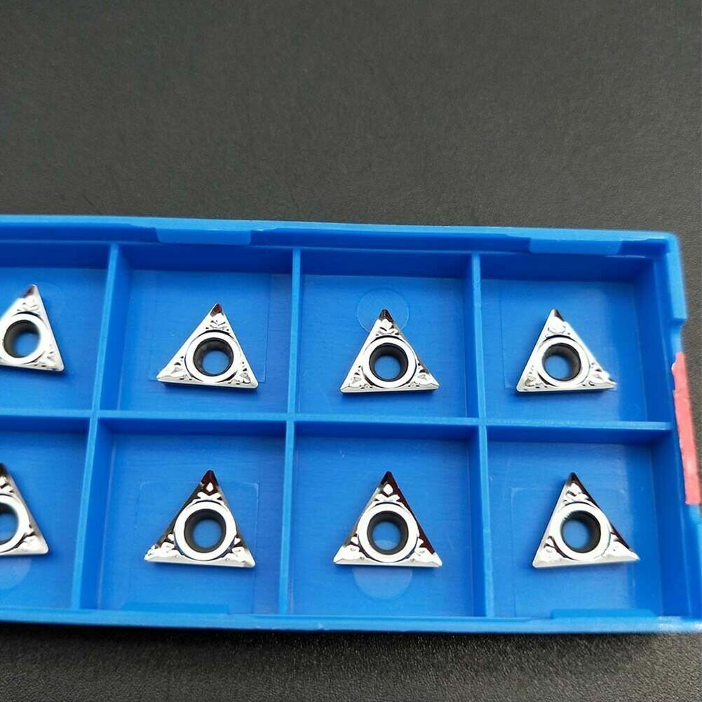 10pcs TCGT110208 -AK H01 Carbide triangle TCGT21.52-AK Aluminum turning insert