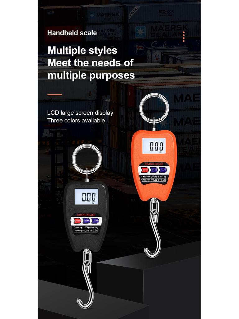 200kg Portable Electronic Crane Hook Scale for Luggage