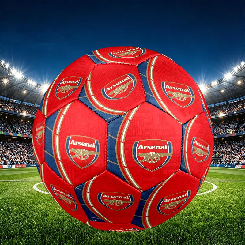 Pallone da Calcio Arsenal F.C. Misura 5, Calcio in PU Resistente all'Usura per Partite, Allenamenti e Pratica Quotidiana, Regalo di Compleanno per Appassionati di Calcio