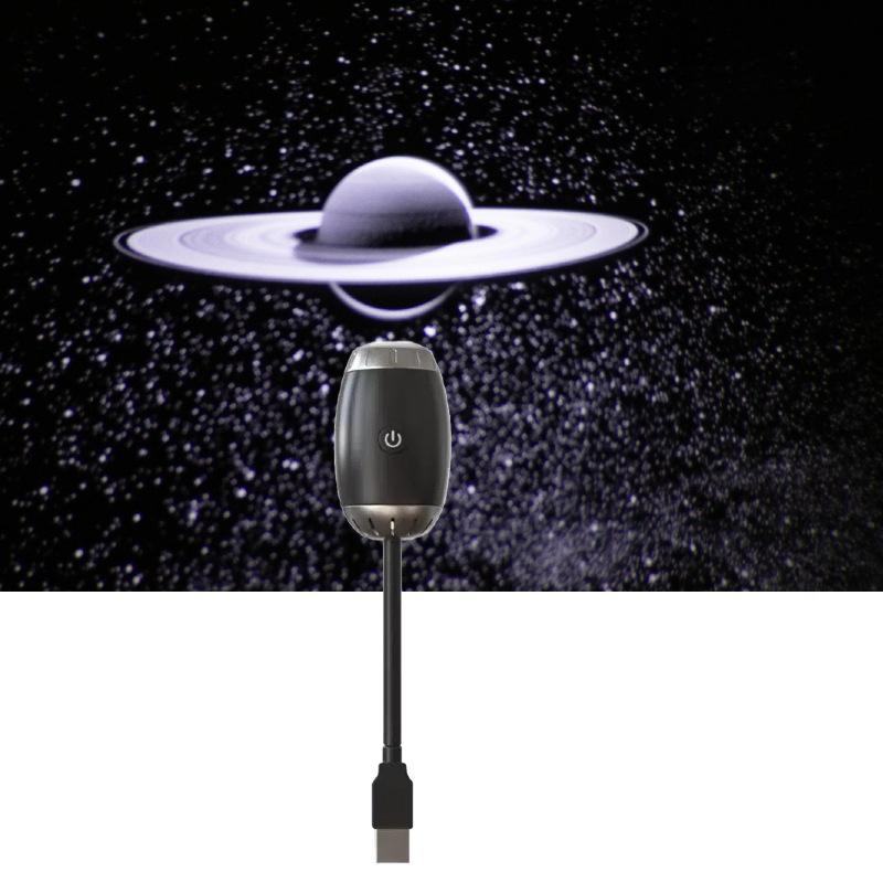 

Usb Luminous Starry Sky Projection Decor Milky Way Saturn Background Car Interior Projection Ornament Bedroom Home Wall Decorat