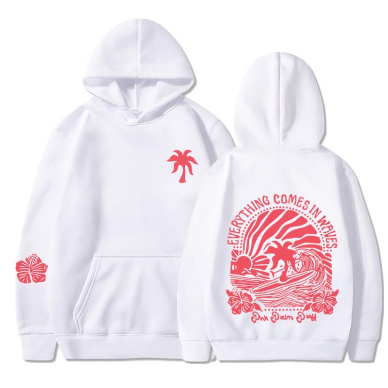 Chasing Sunsets Bedrucktes Lässiges Hoodie-Sweatshirt