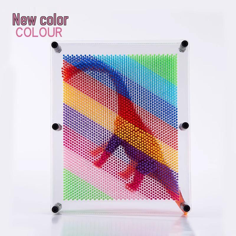3D Pin Art Hand and Face Impression Toy