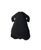 Antiqua Waffle Fabric Shirt Plus Size Black Women's Dress, PK-01359, (L-XXL), 05,