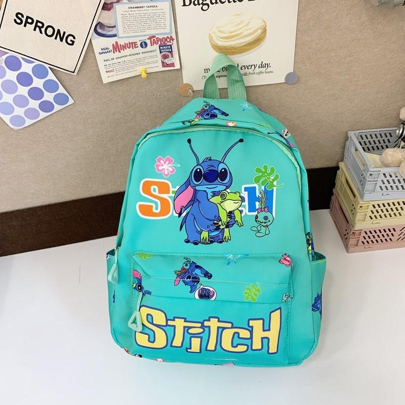 Angel Cute Lilo Beach Frog Cartoon Printed Children Backpack For Daily
