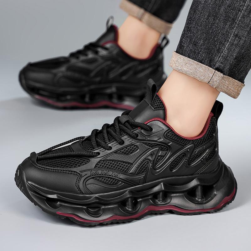 Men's Sports Fashion Casual Tide Shoes Four Season New Breathable Light Soft-sole Outdoor Running Shoes Fashion Student Sneakers