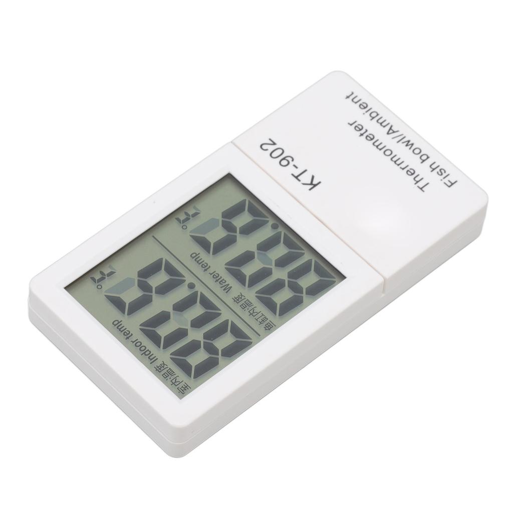 Digital Aquarium Thermometer Low Power Consumption Electronic Digital Fish in and Out Thermometer KT902